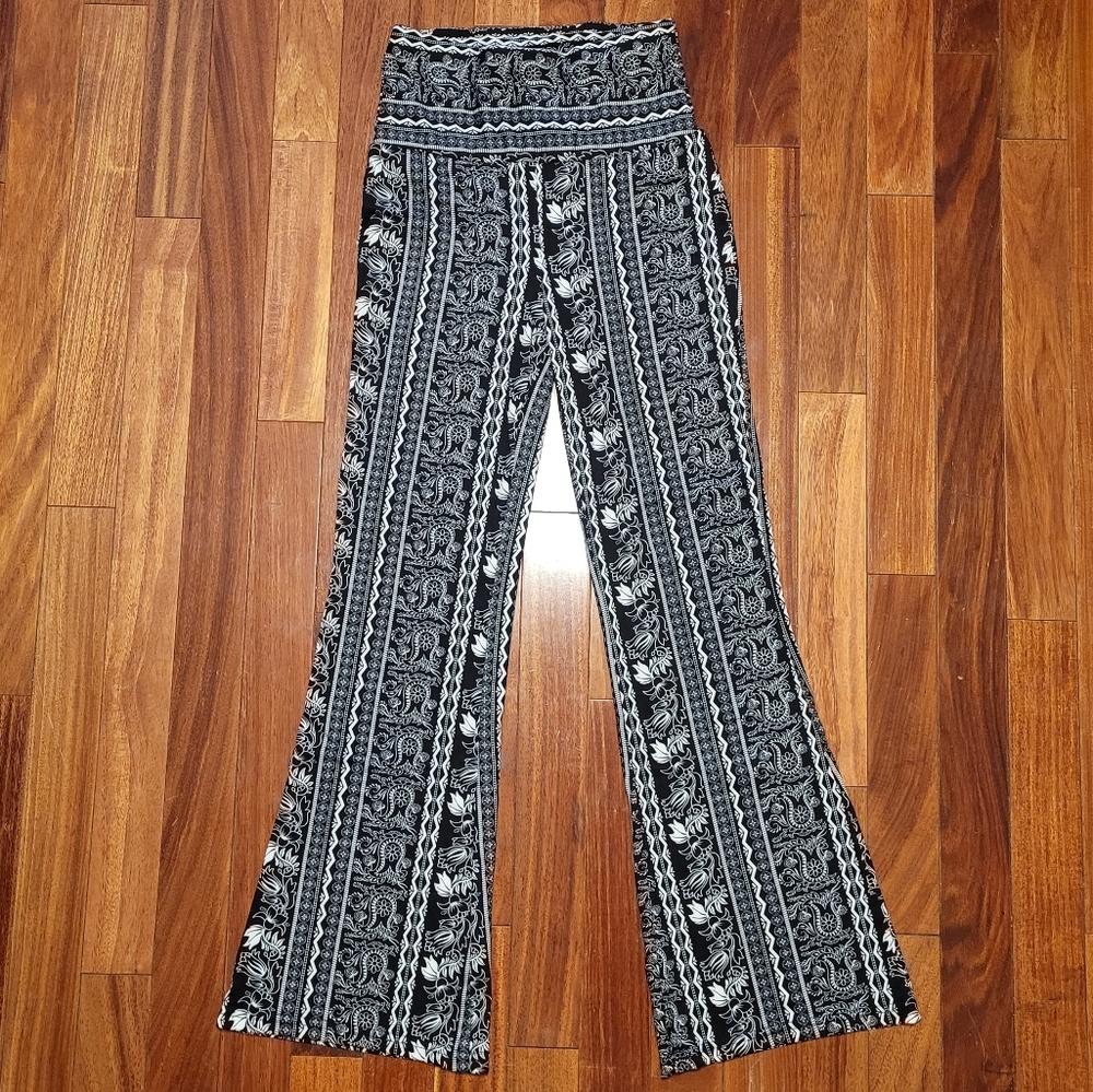 ShoSho Women's Flare Boho Pants, Size S